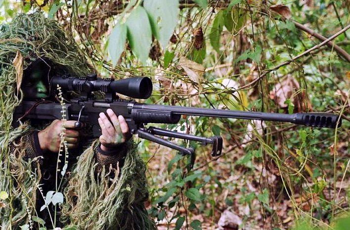 Индонезийские штатные снайперские винтовки Pindad SPR