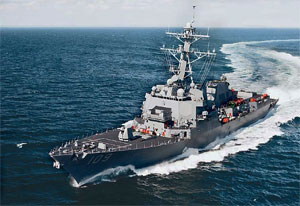 Американский «Орли Берк»  превосходит китайский эсминец проекта 052D