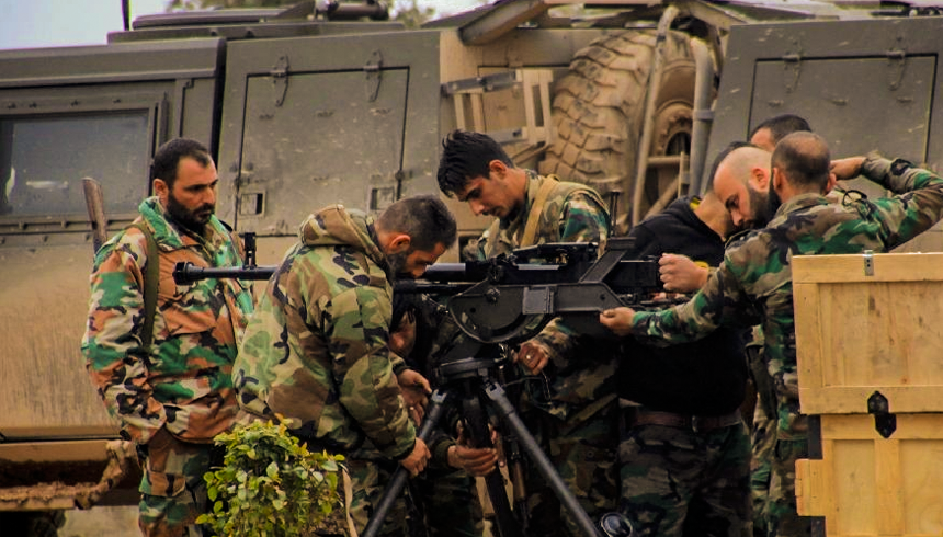 Сирийцы подорвали боевиков прямо перед своим главным КПП у Даръа