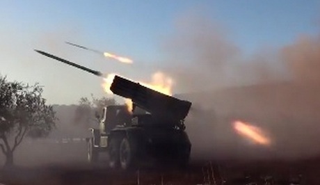 Ракеты большой дальности армии Асада разбомбили колонну боевиков