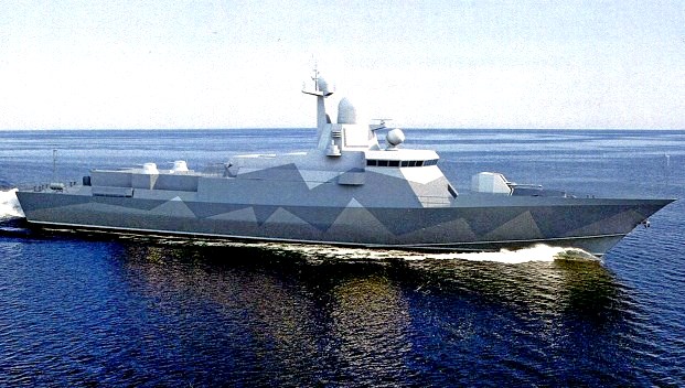 Ракетный корабль «Охотск» заложен в Крыму