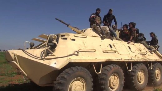 В Сирии в боях стали принимать участие БТР-60ПБ
