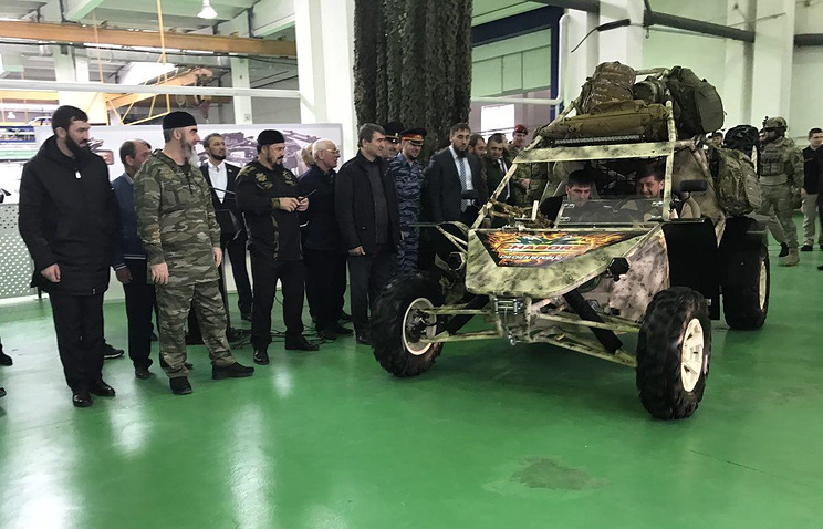 Сила медведя и выносливость волка: в Чечне презентовали багги для спецназа