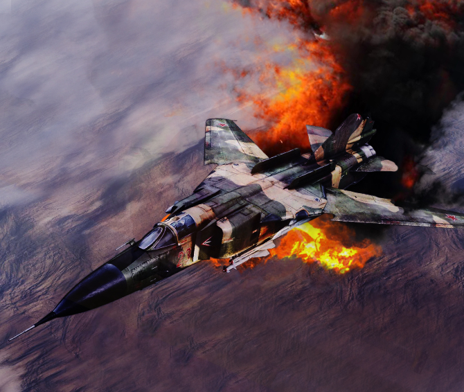 СМИ: в небе над Сирией сбит истребитель МиГ-23