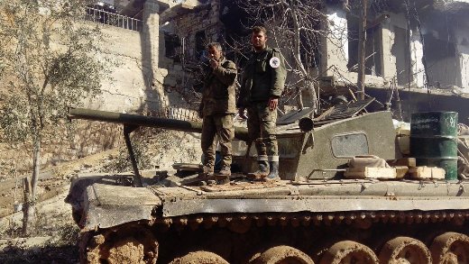 В Сирии замечен очень необычный и редкий танк
