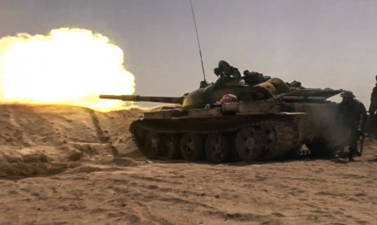 Танки САА под прикрытием ВВС похоронили сотни боевиков под Дамаском Танки САА под прикрытием ВВС похоронили сотни боевиков под Дамаском