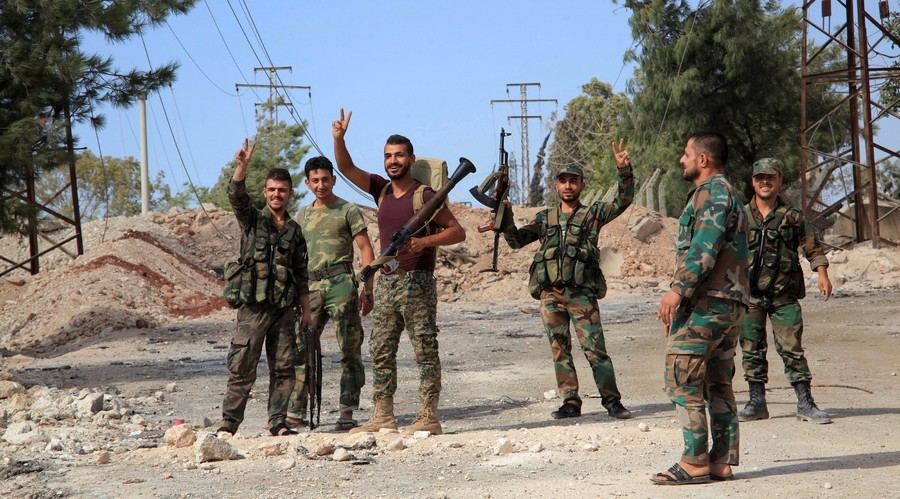 Сирийцы перехватили НАТОвский арсенал у боевиков под Дамаском