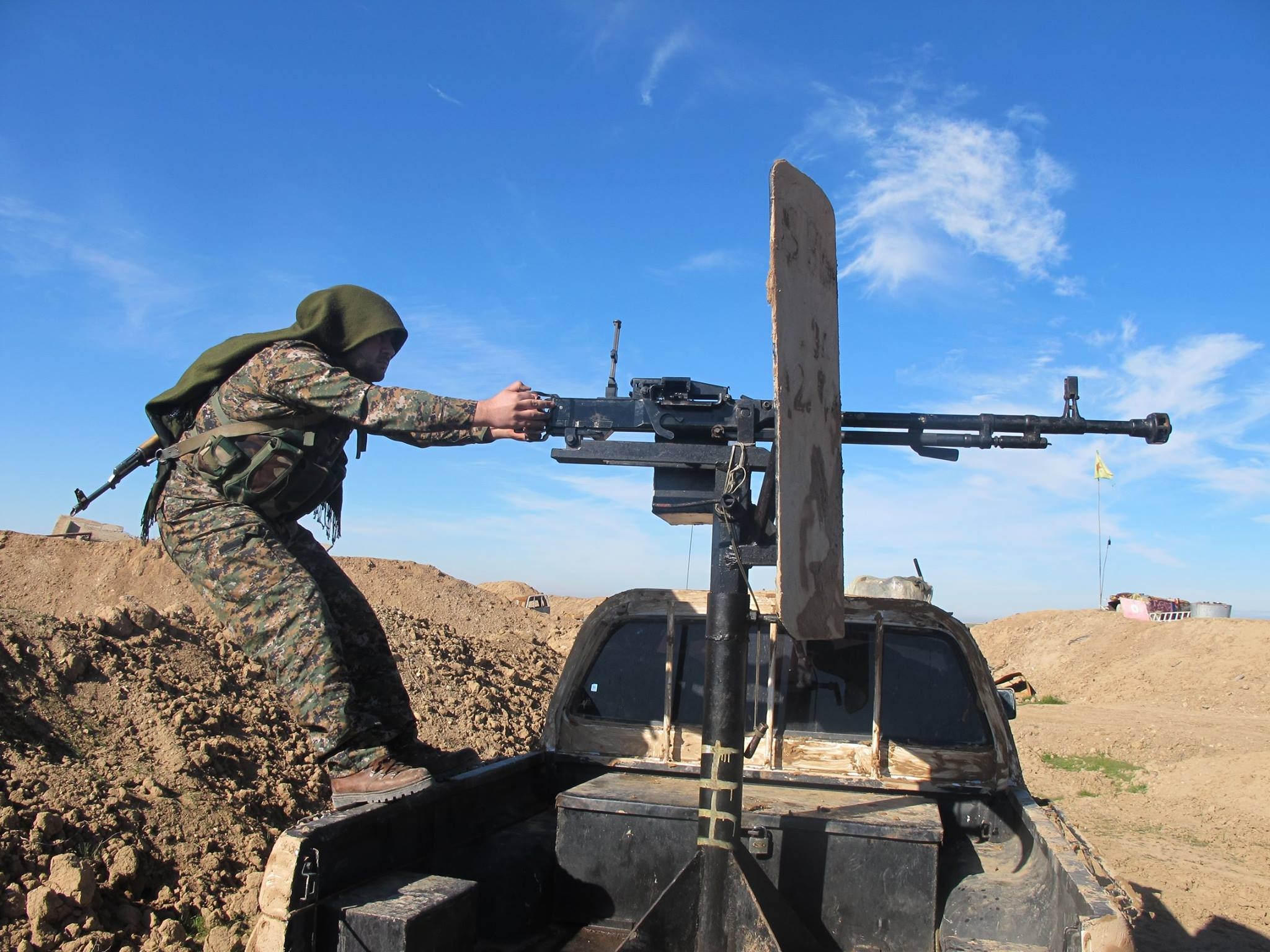 Сирийские террористы засняли бой с регулярной армией в Сувейде