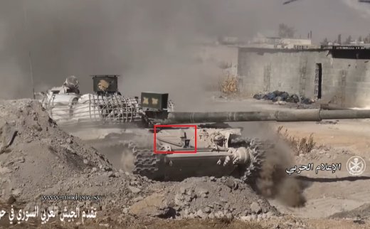 В Сирии военные сделали Т-72 немного похожим на "Армату"