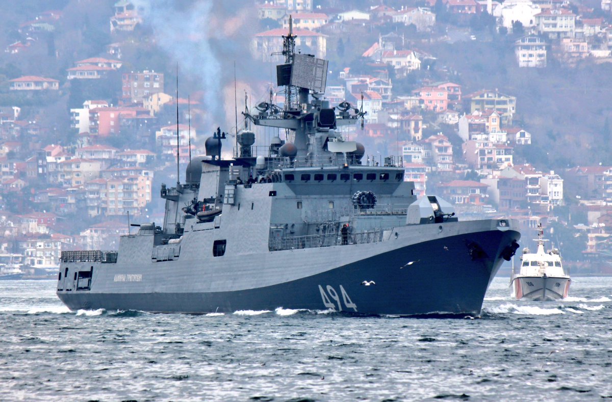 Российские корабли возвращаются в Средиземное море к берегам Сирии
