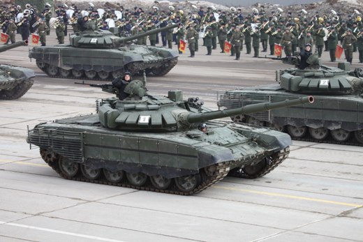 Новейшую версию Т-72Б3 впервые показали в Алабино