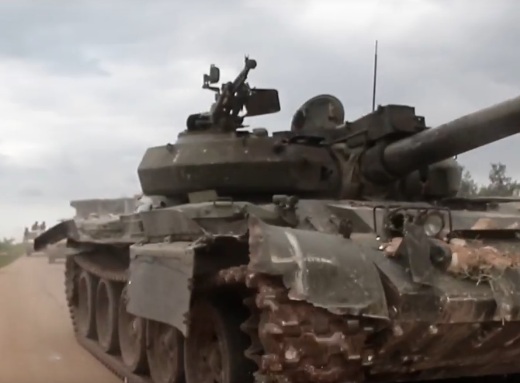В Сирии первый модернизированный Т-62М попал в "плен" к террористам