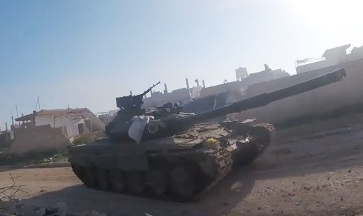 В Сирии трофейный Т-90А помог  боевикам захватить Маардес