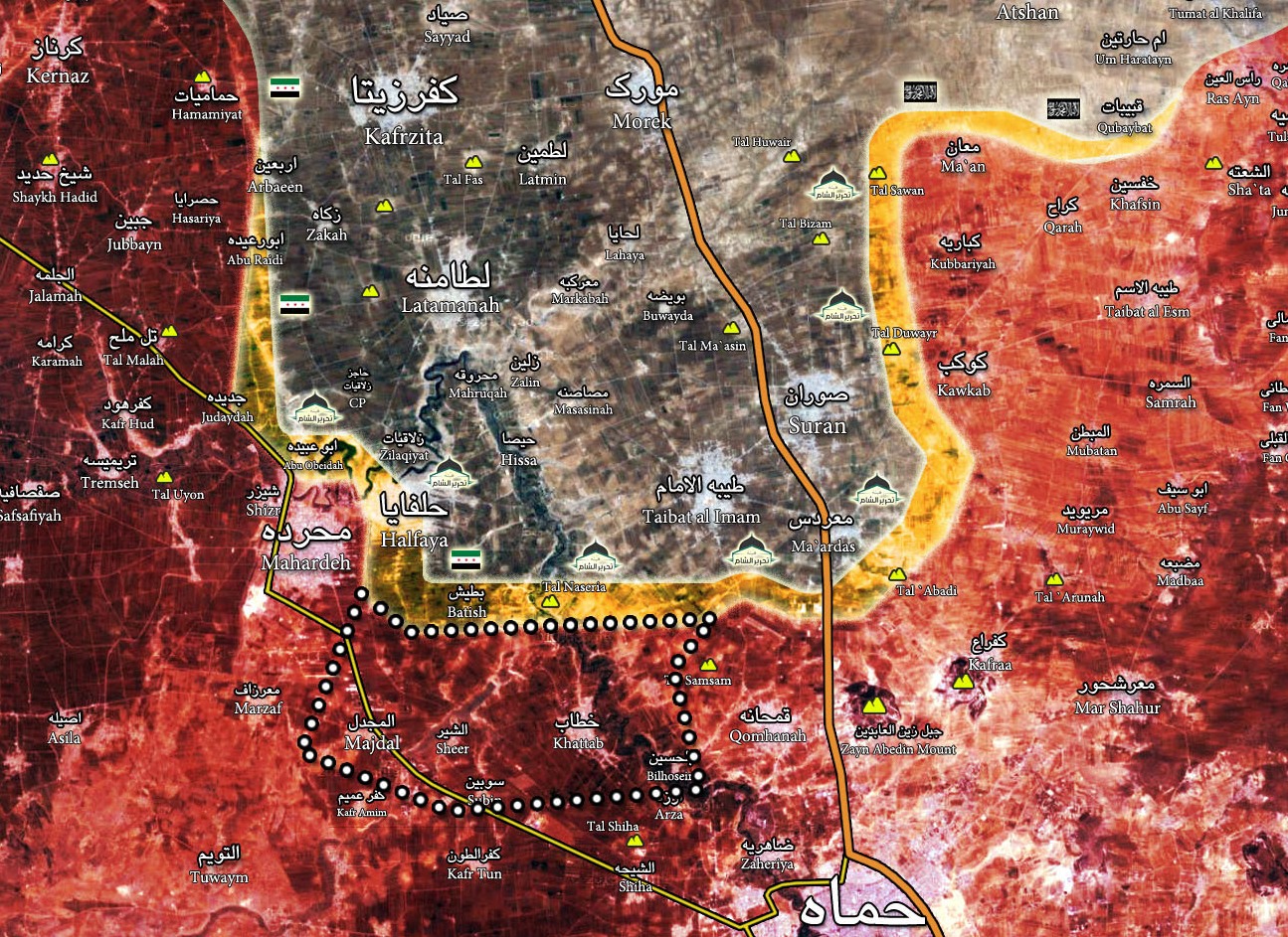 Сирийская армия освободила 6 селений в провинции Хама