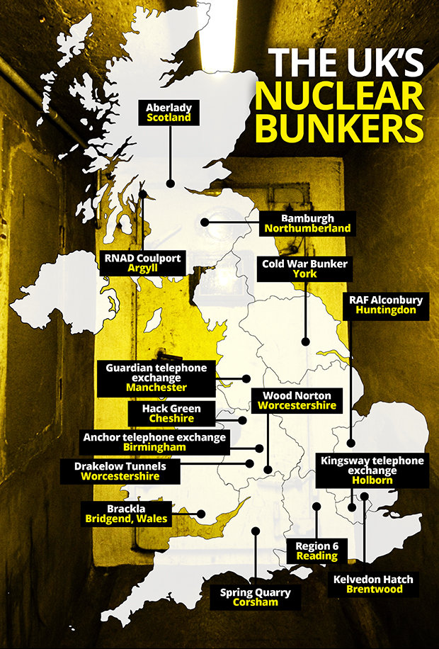 Великобритания готовит бункеры на случай ядерной войны