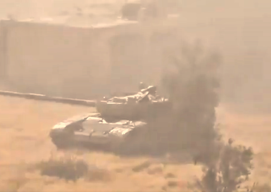 Битва за Аль-Кабун: танки, дым, пыль, искорёженный бетон