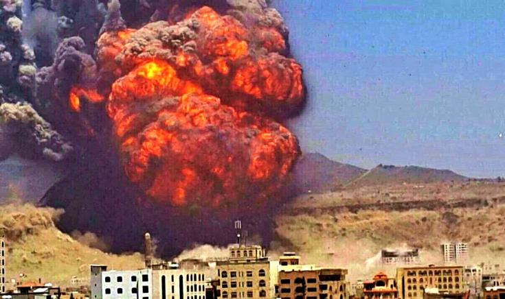 Взрыв чудовищной силы уничтожил боеприпасы ВВС Саудовской Аравии