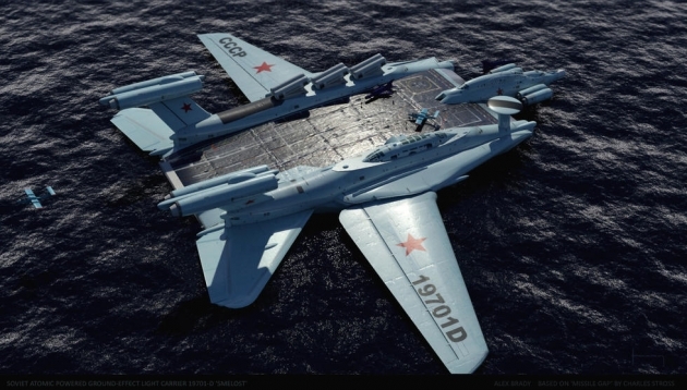 Экраноплан-авианосец: нужен ли России новый неуязвимый «монстр» на воде