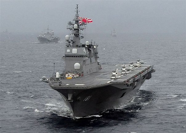 Япония вступила в «морскую игру» на стороне США: «Идзумо» покинул базу