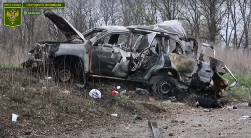В Луганске задержали организатора подрыва машины ОБСЕ