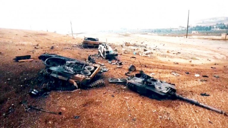 Боевики накрыли подкрепление САА под Хамой, разбив колонну бронетехники