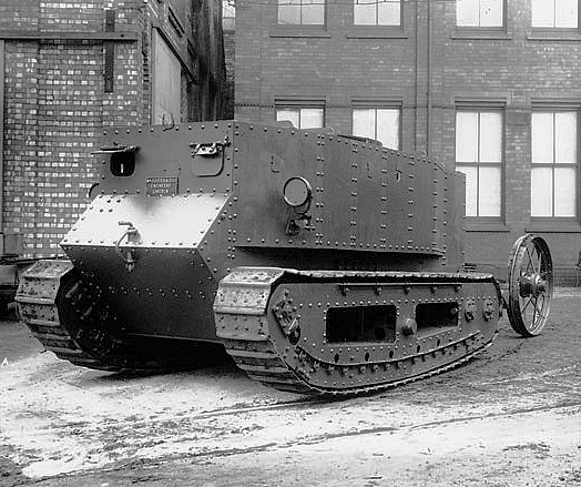 Первый в истории работоспособный прототип танка - «Маленький Вилли»