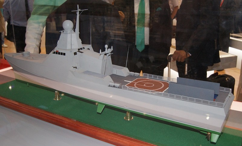 Появилось фото строящегося в Крыму ракетного корабля «Павел Державин»