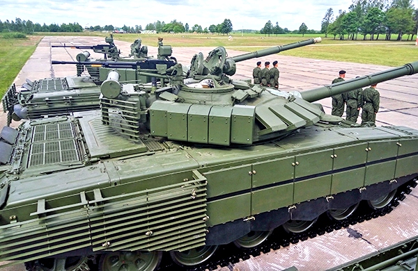 Партия модернизированных танков Т-72Б3 поступила в войска ЗВО