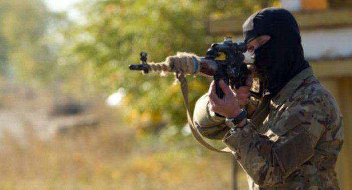 Пулемет «Утес» ополченцев ДНР уничтожил вышедшего на «охоту» снайпера ВСУ