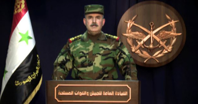Заявление командования Армии Сирии в связи с новой агрессией США