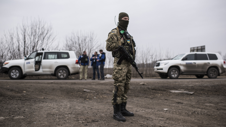 В Донбассе обстреляли миссию ОБСЕ