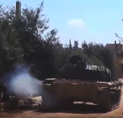 В Сирии Т-55 Асада снова удивил не пробиваемой всеракурсной защитой