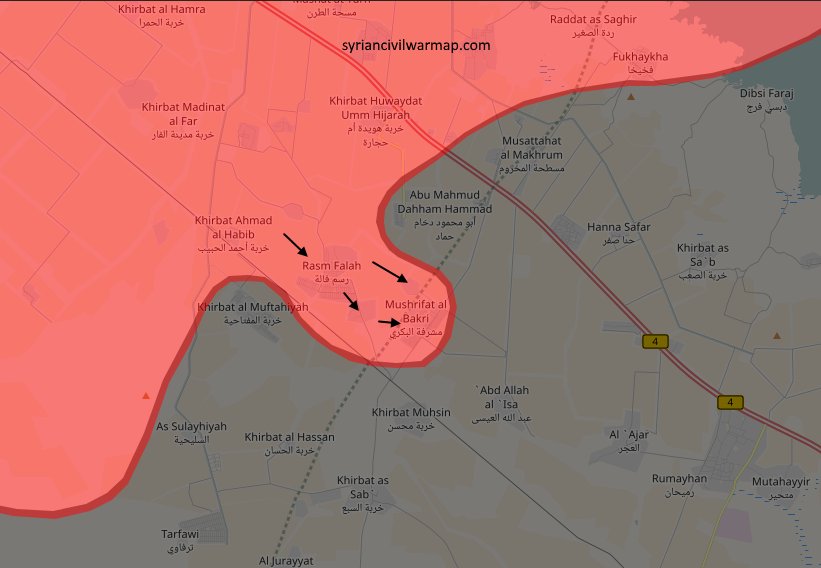 Сирийская армия вступила в провинцию Ракка на равнине Маскана