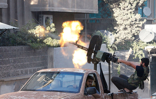 Бои в Дамаске: снайперы и «адские пушки» остановили 105-ую бригаду Асада