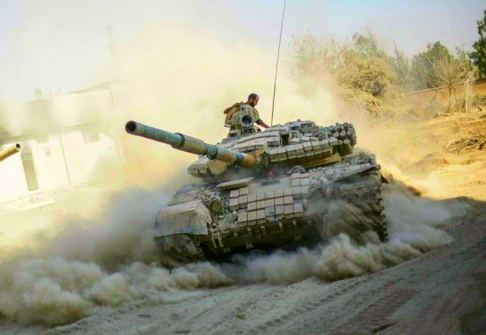 Танковая дивизия САА понесла потери в Дамаске: боевики сломили натиск Т-72
