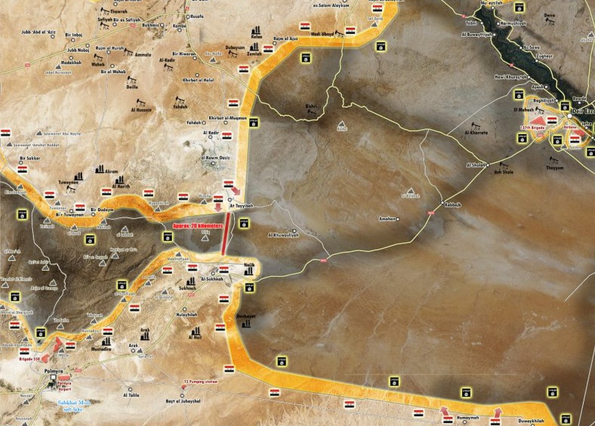 Сирийская армия готова окружить еще одну группировку ИГ в провинции Хомс