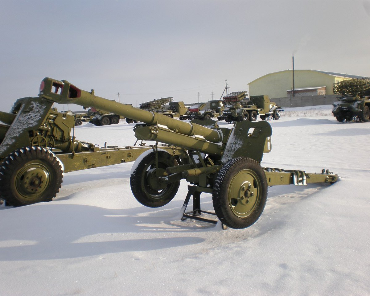 Опытная 100-мм горная гаубица М-39. 1955 г., СССР