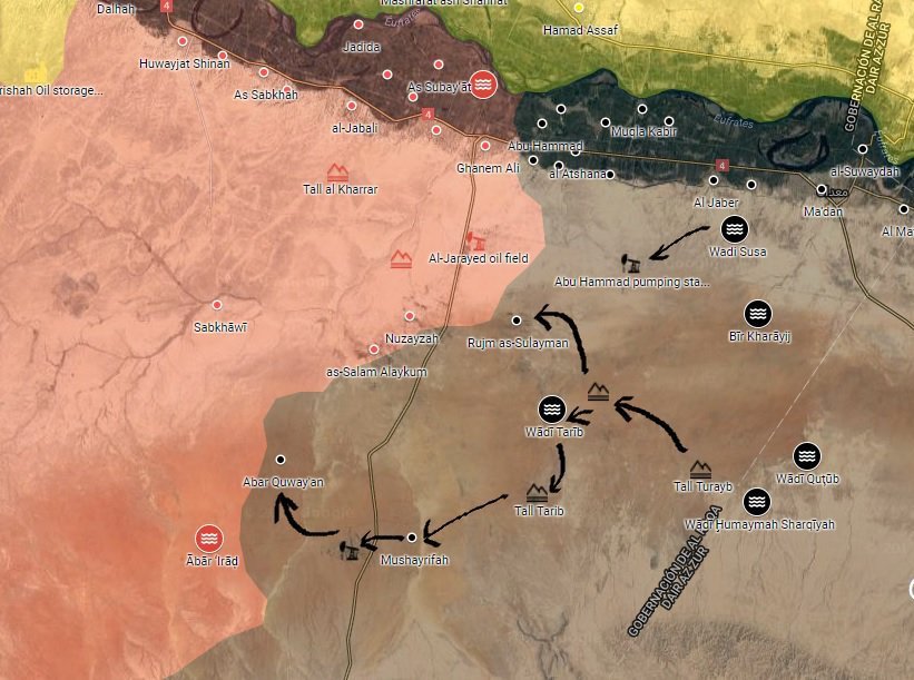 Сирийская армия продолжает отступление в провинции Ракка