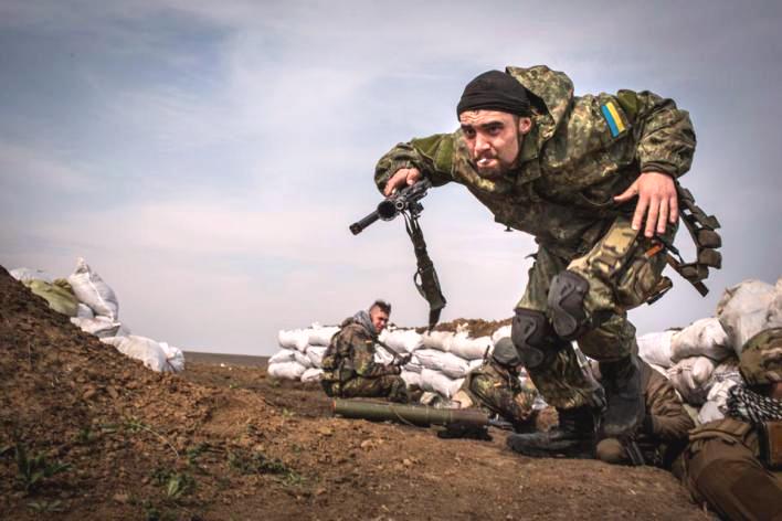 «Азов» отрабатывает наступление на Киев