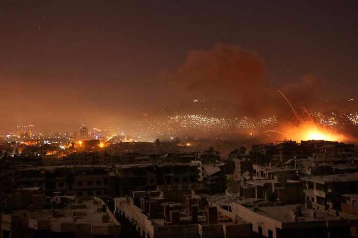 Сирийские войска пытаются возобновить наступление в Дамаске