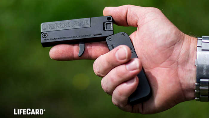 LifeCard: складной пистолет, который можно носить в кошельке