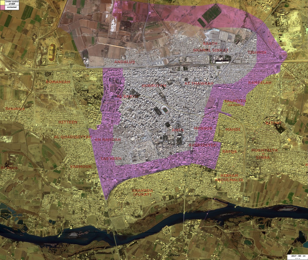 В Ракке курды взяли под контроль южные районы и наступают в центре города