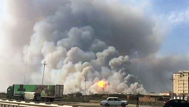 Известна причина пожара на оружейном складе в Азербайджане