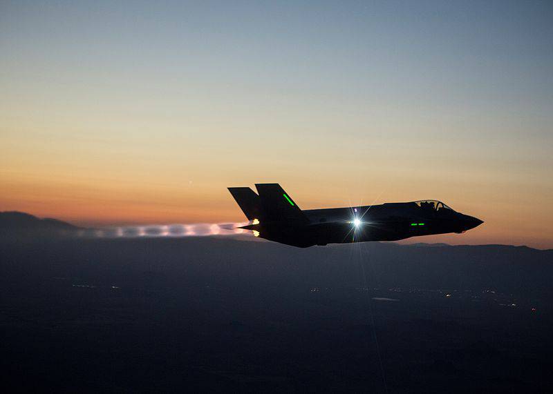 Израильские F-35 отрабатывают массированный удар по Сирии
