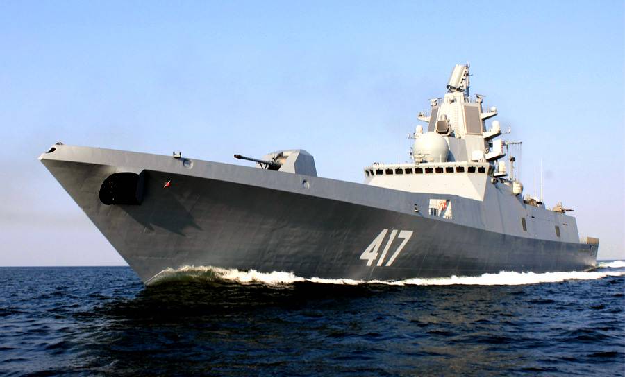 Российский флот получит два новейших фрегата в ближайшее время