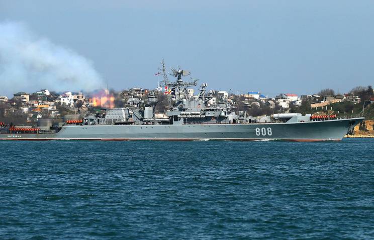 Сторожевик Черноморского флота пополнил состав Средиземноморской эскадры