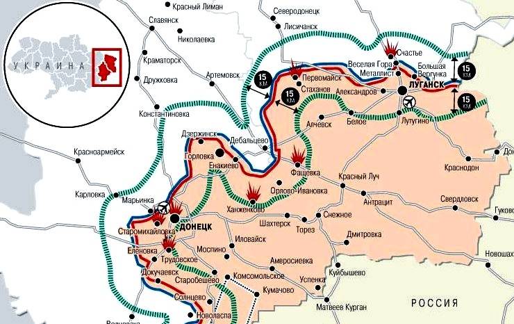 «Красная линия» на карте Украины огорчает американцев