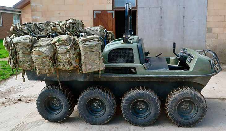 Мобильная тактическая платформа  HIPPO-X разгрузит британских военных