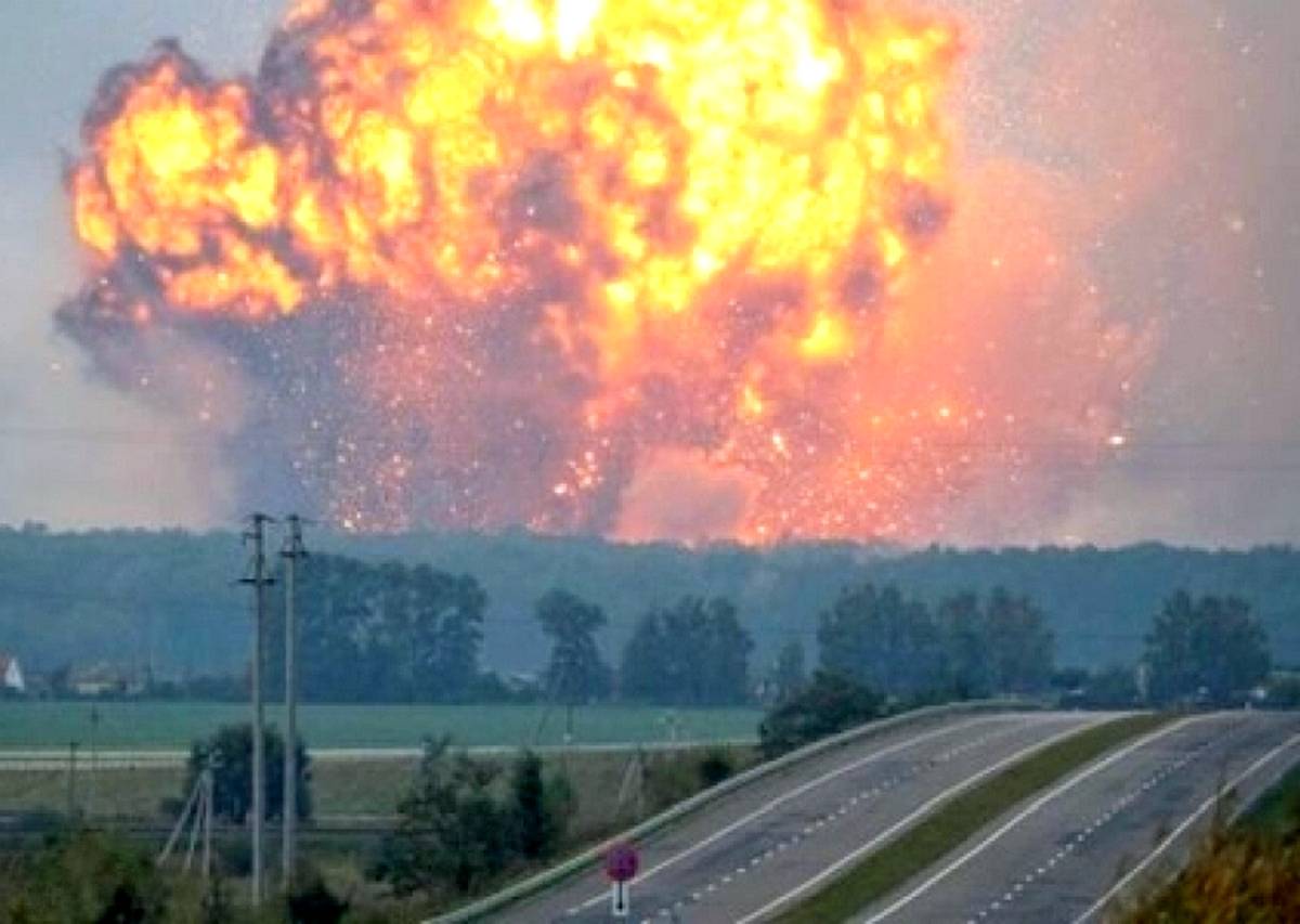 О взрывах в арсенале воинской части А1119 в Калиновке