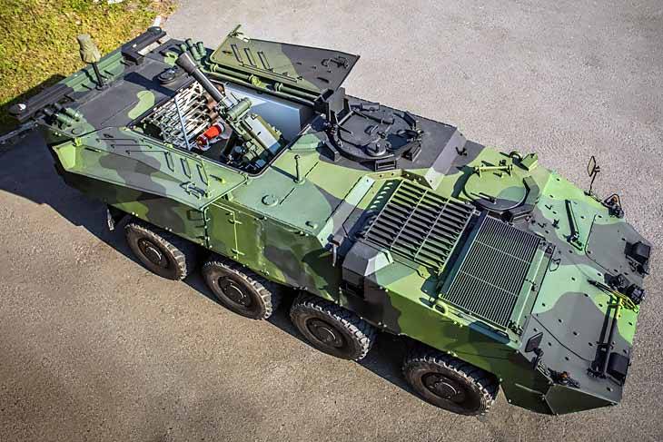 Чехия представила новый самоходный миномет на шасси Pandur II
